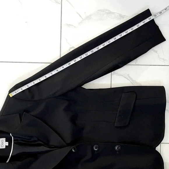 Cleo/ Black/  Lightly pinstriped/ Size US 10 - Picture 14 of 16